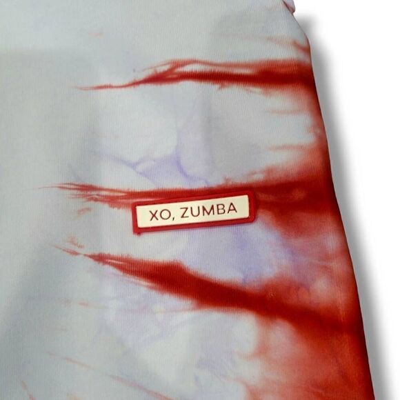 Zumba Dance XO Tie-Dye Leggings Multi Size S (E060) - Picture 5 of 7